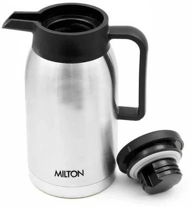 MILTON Thermosteel Omega Flask 350 ml | Insulated Stainless Steel Bottle | Leakproof Travel Flask for Office & Outdoor Use, Silver image 2