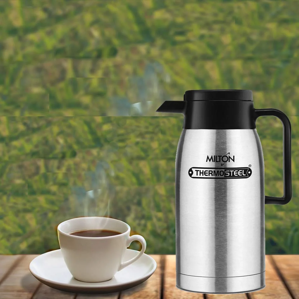 ThermoPure Stainless Steel Vacuum Insulated Carafe 700ml | Leak Proof| Double Walled Flask for Coffee & Tea | Rust Free, Portable, Ideal for Office & Travel image 2