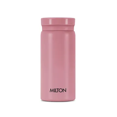 Milton Minimate 200 | 190 ml Thermosteel Insulated Water Bottle | Leak Proof | Office Gym School | Berry thumbnail 0