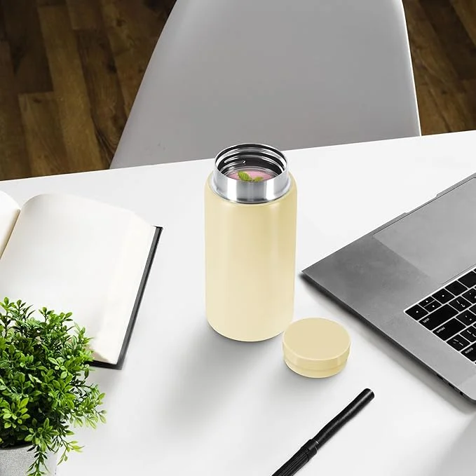 Milton Minimate 200 Thermosteel Vacuum-Insulated Stainless Steel Water Bottle – 190 ml, 24 Hr Hot & Cold, ISI Certified Leak-Proof Bottle for Office, Gym & School image 2