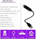 FOZZBEE Star Projector Light USB for Cars | Mini LED Galaxy Night Lamp | Universal Fit Disco Ambient Light thumbnail 3