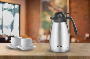 Milton Beverage Dispenser 2500 ml| Thermosteel Vacuum Flask  |24 h Hot & Cold  Leak Proof Party Office Refillable thumbnail 4