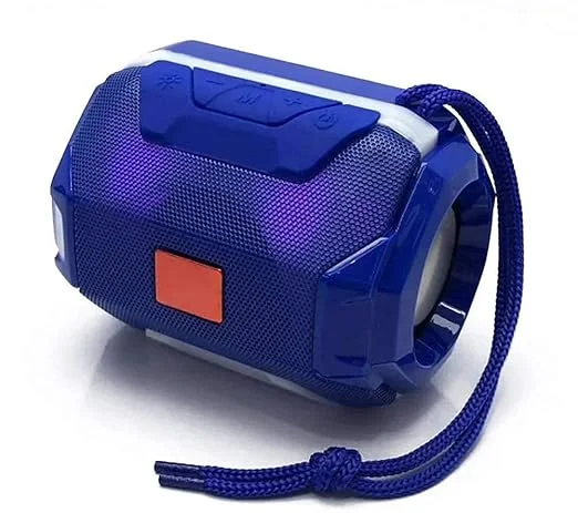 Wireless Bluetooth Speaker | Portable Mini Speaker with Mic | Rechargeable Loud Sound |Travel Mobile Use Blue image 2
