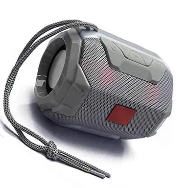Wireless Bluetooth Speaker with Mic| USB Support Grey Mini Portable | Loud Sound Travel-Friendly Speaker for Phone| Laptop thumbnail 1