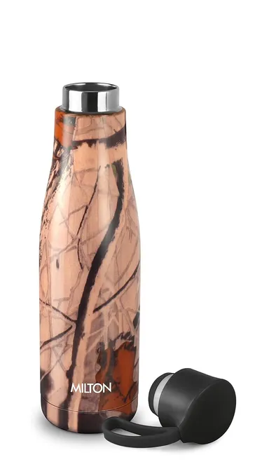 Milton Mirage 1000 Thermosteel Insulated Hot & Cold Water Bottle 891 ml Brown | Vacuum Leakproof Stainless Steel Flask for Office Gym Travel thumbnail 2