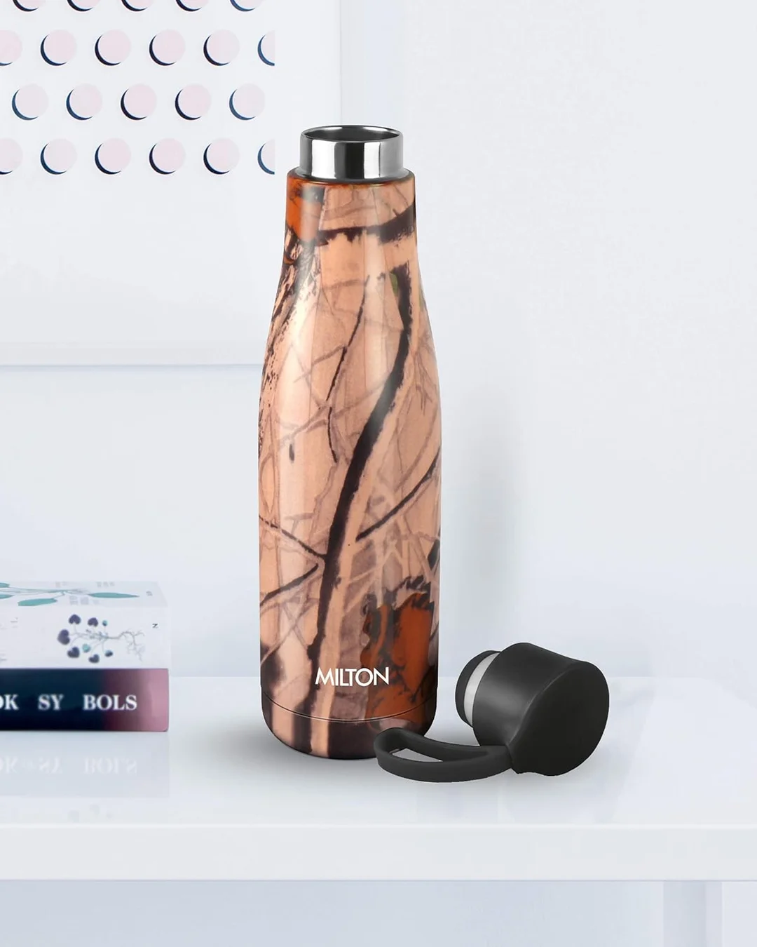 Milton Mirage 1000 Thermosteel Insulated Hot & Cold Water Bottle 891 ml Brown | Vacuum Leakproof Stainless Steel Flask for Office Gym Travel image 5