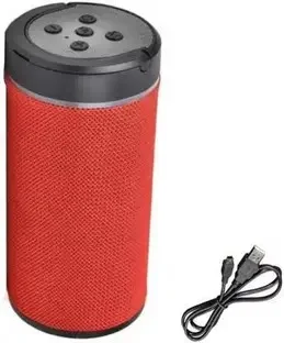 KT-125 Bluetooth Wireless Speaker with Mobile Rack | Red, Rechargeable, Siri Assistant | Portable Speaker for Phone, Outdoor, Home Use image 1