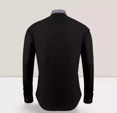  Men Solid Casual Black Shirt | Slim Fit Stylish Daily Wear| Under ₹1000 for Office & Party thumbnail 1
