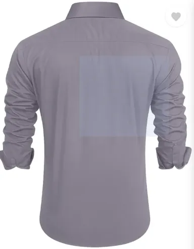  Men's Casual Shirt | Regular Fit, Embroidered Design | Curved Collar Shirt for Daily Wear & Party thumbnail 1