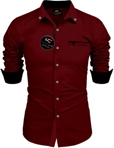 Men Solid Casual Multicolor Shirt Regular Fit | Best Budget Men’s Casual wear| Stylish Multicolor Look thumbnail 0