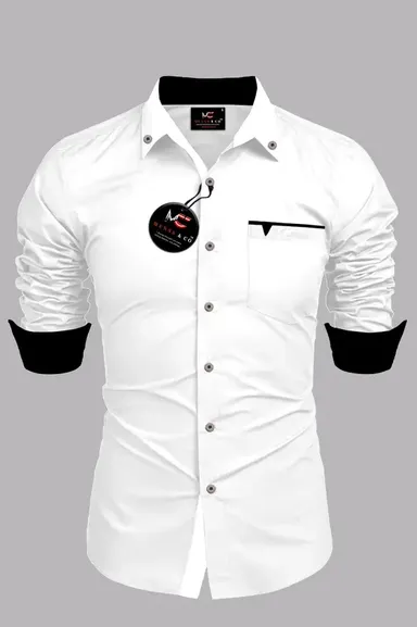 Men Solid Casual Multicolor Shirt | Stylish Cotton Shirts for Men | Affordable Casual wear India | Daily Wear| Party Use thumbnail 0