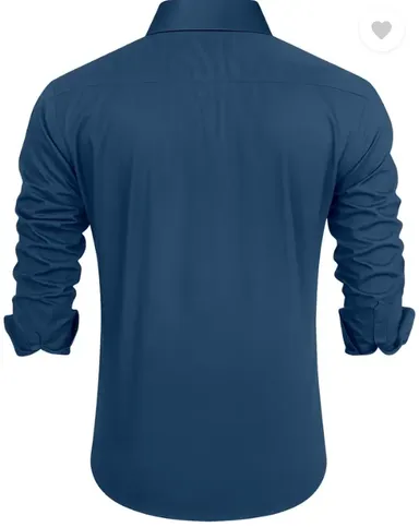 Men  Regular Fit  Embroidered | Curved Collar | Casual Shirt thumbnail 3