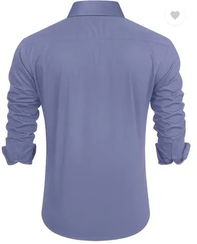  Men  Regular Fit | Embroidered | Curved Collar | Casual Shirt| Free Size thumbnail 1