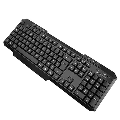 Zebronics Companion 151 Wireless Keyboard and Mouse Combo | 2.4GHz USB | 107 Keys with Hotkeys | 1200 DPI High Precision Mouse | Laptop Desktop Smart TV Compatible thumbnail 1