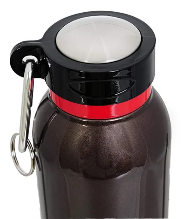 Cello Beatle 700ml Stainless Steel Vacuum Insulated Sports Bottle Black, Leak-Proof Thermoseal Hydration Flask for Gym Outdoor Cycling India thumbnail 1