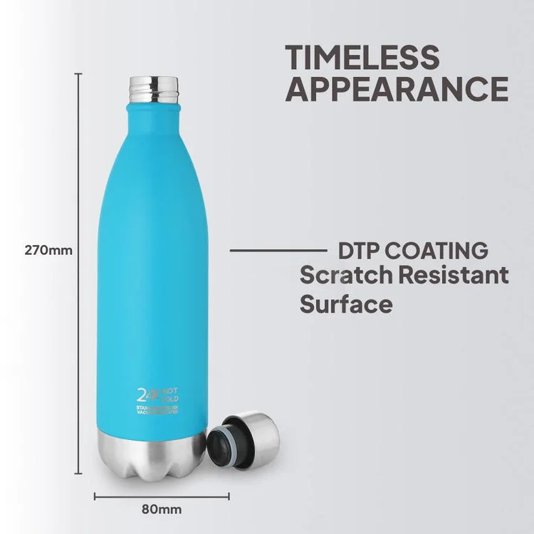 Cello Duro Swift 750 ml Double-Wall Vacuum Insulated Stainless Steel Water Bottle — Leak-Proof Hot & Cold Flask for Gym, Office & Travel image 2