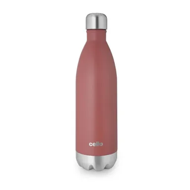 Cello Duro Swift 750ml Double-Walled Stainless Steel Vacuum Insulated Water Bottle – Hot & Cold Leak-Proof Flask with DTP Coating (Black/Blue/Green/Red) thumbnail 0