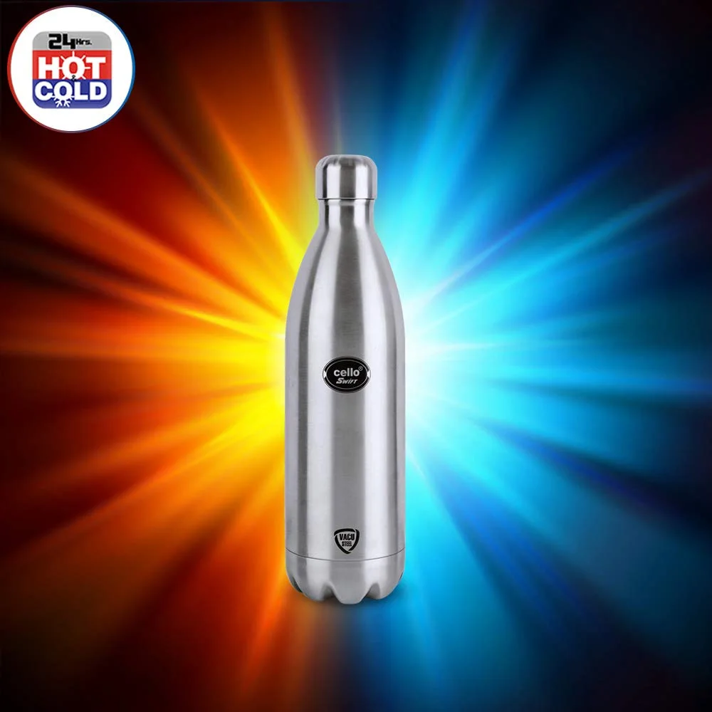 Cello Swift Thermosteel 500ml Insulated Water Bottle | Double-Walled | Leakproof & Rust-Proof Flask for Hot & Cold Beverages – Trave| Gym| Office Use image 5