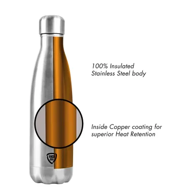 Cello Swift Thermosteel 500ml Insulated Water Bottle | Double-Walled | Leakproof & Rust-Proof Flask for Hot & Cold Beverages – Trave| Gym| Office Use thumbnail 7