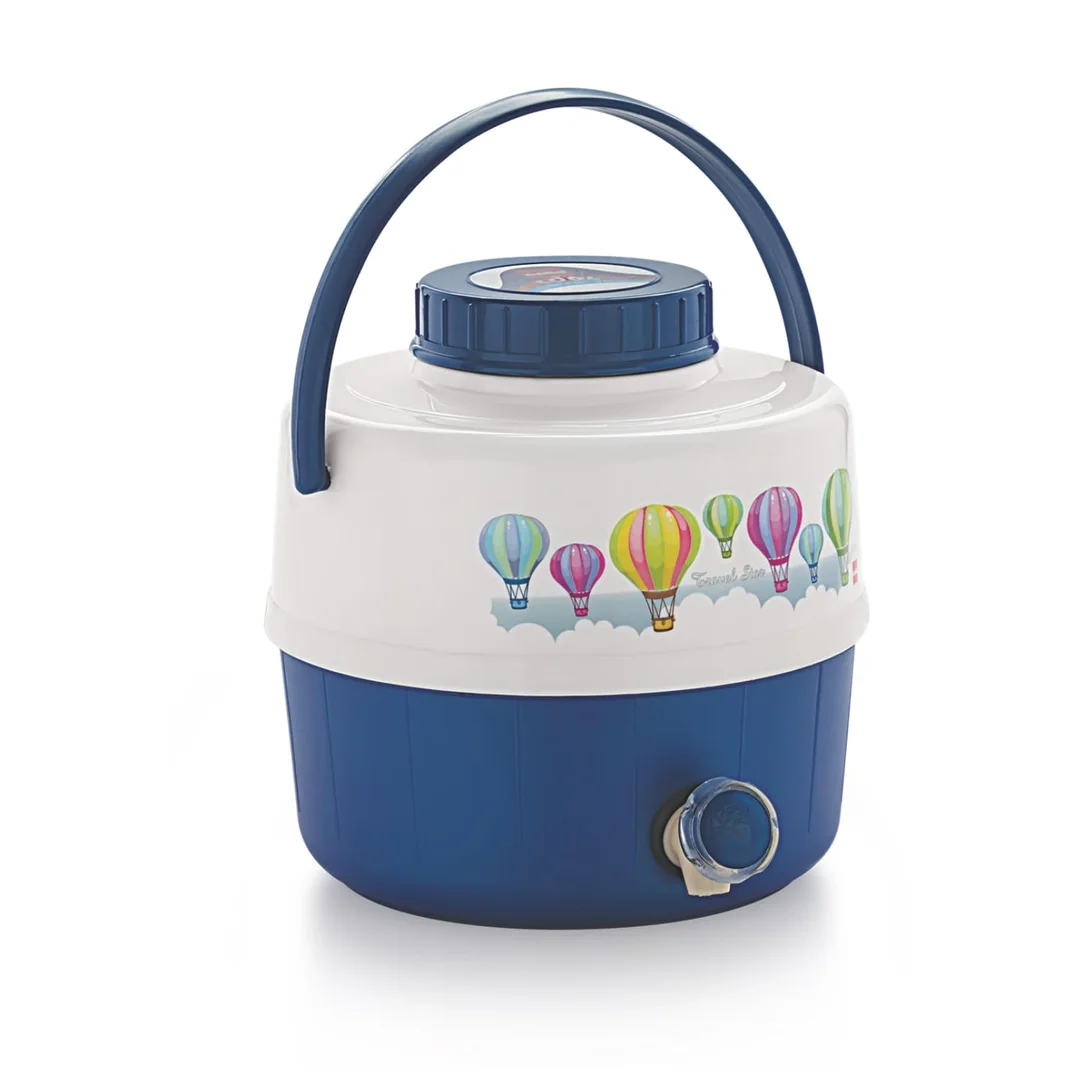 Cello Travel Star Insulated Water Jug 5 Litre |leakproof plastic double‑wall travel jug for picnics| outdoor use image 1