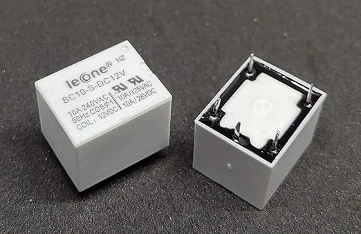 5pcs 12V DC Relay | 5 Pin SPDT Sugar Cube Relay | 10A PCB Mount for Arduino | DIY Circuit Projects Robotics Applications image 1