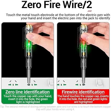 Taparia MDT 81 Digital Voltage Tester Pen Tool | Electric Line Detector Portable Multimeter for Electricians Home Wiring Checker | Compact & Accurate image 3