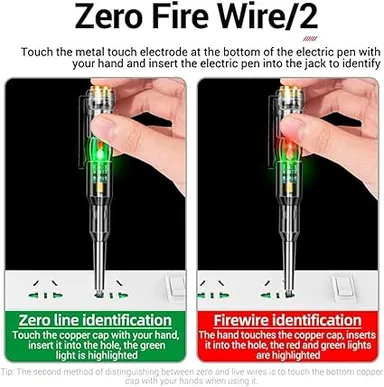  Taparia MDT 81 Digital Voltage Tester Pen Tool | Electric Line Detector Portable Multimeter for Electricians Home Wiring Checker | Compact & Accurate thumbnail 2