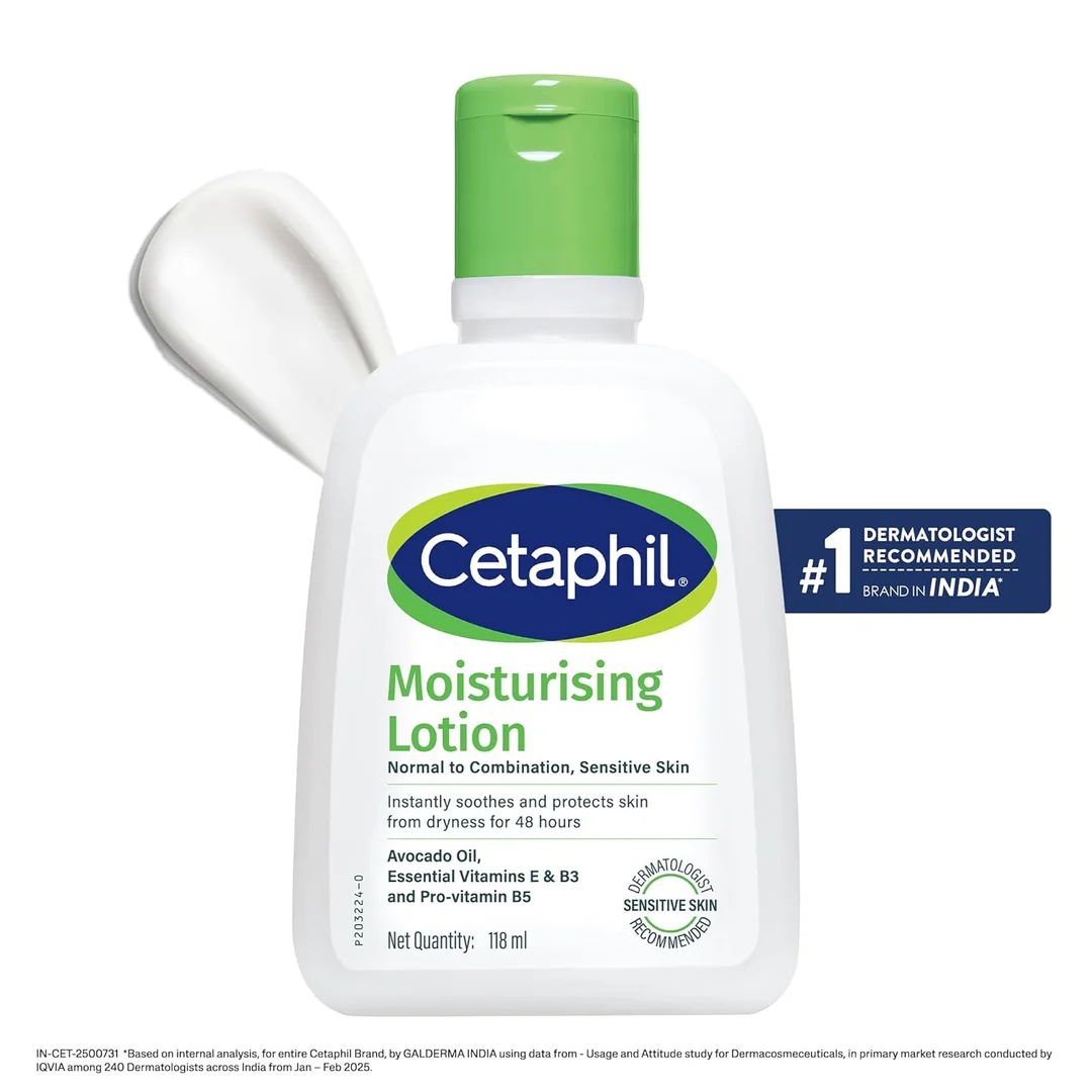 Cetaphil Moisturising Lotion 100 ml Hydrating Face & Body Lotion for Normal to Dry Sensitive Skin Dermatologist Recommended Lightweight Daily Moisturizer image 4