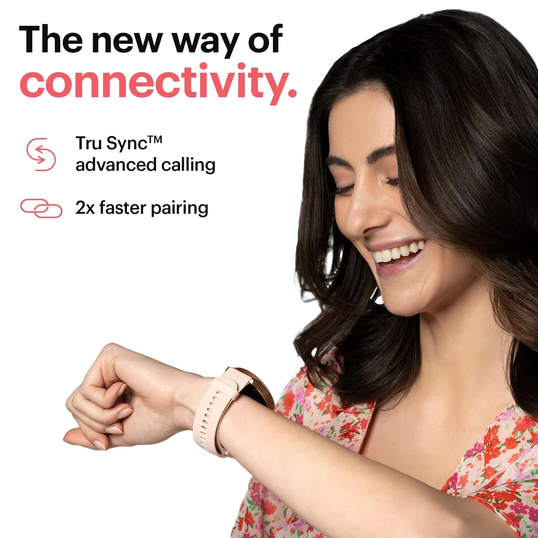 Noise Twist Smartwatch with Bluetooth Calling | 1.38 inch TFT Display| Heart Rate & Sleep Monitor| 7 Days Battery | Unisex Jet Black image 4