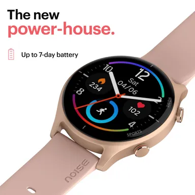 Noise Twist Smartwatch with Bluetooth Calling | 1.38 inch TFT Display| Heart Rate & Sleep Monitor| 7 Days Battery | Unisex Jet Black thumbnail 5
