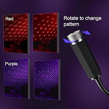 Excalits USB Light | Night Light | Room | Car |Party Decoration Disco Laser Car Fancy Lights thumbnail 3