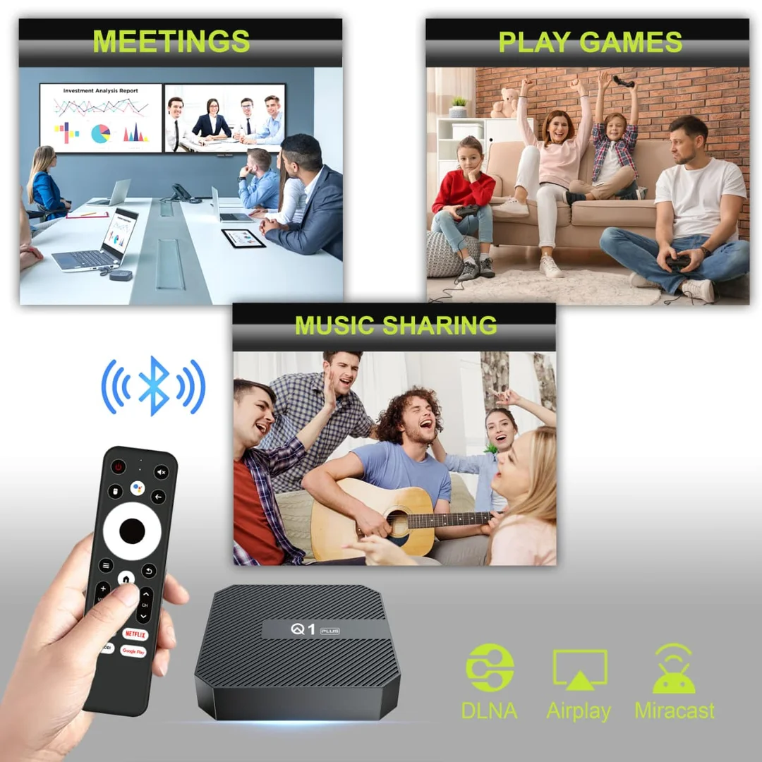 Premium Android 10 Mini PC Box 4K Ultra HD Media Streaming | Smart TV Box with Allwinner H313 Quad Core Processor, 2GB/4GB RAM, 16GB/32GB Storage, WiFi HDMI Android TV Media Player image 4