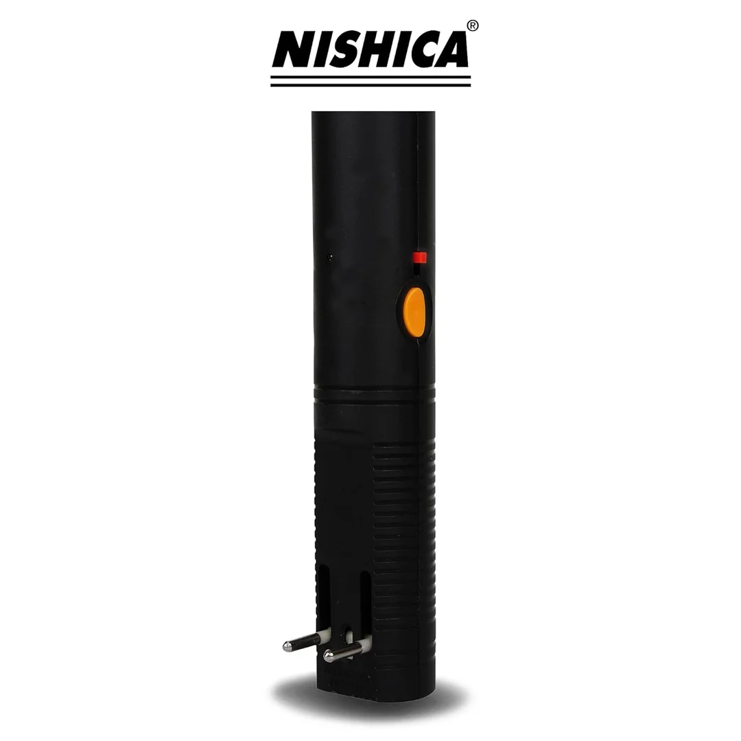 NISHICA Rechargeable Anti Mosquito Racket Bat Pack of 2 Dual Pack USB LED Light Safe Kids High Voltage Electric Insect Killer image 3