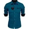Rama Green Shirt for Men XL Size | Cotton Blend Full Sleeve | Daily Use Comfortable Wear thumbnail 0