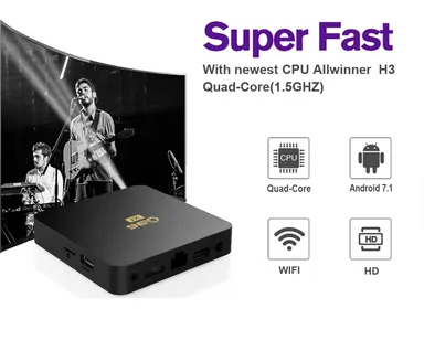 4K Mini PC Box with Android 13.0 | Allwinner H3 | Quad Core | 4GB RAM 32GB ROM | H.265 | 2.4G WiFi | TV Streaming Media Player  thumbnail 2