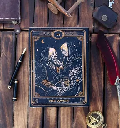 Genuine Leather Diary | Vintage Handmade Journal with Lock | 200 Deckle Edge Pages | Antique Travel Notebook for Men & Women Writing & Gifting thumbnail 0
