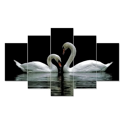 MDF 3D Wall Painting Set of 5 | Big Size 43x76 cm | Framed Modern Durable Wall Art for Living Room Bedroom Decoration image 3