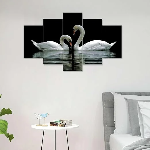 MDF 3D Wall Painting Set of 5 | Big Size 43x76 cm | Framed Modern Durable Wall Art for Living Room Bedroom Decoration image 4