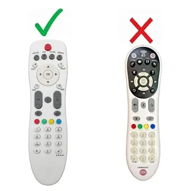 V3Deals Compatible Remote for Videocon d2h Set-Top Box | New Model, Button Match Required| Easy Pairing|Durable Build thumbnail 1