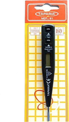 Taparia Digital Voltage Tester MDT 81 | Compact Voltage Tester with Overload Protection for Electricians image 3