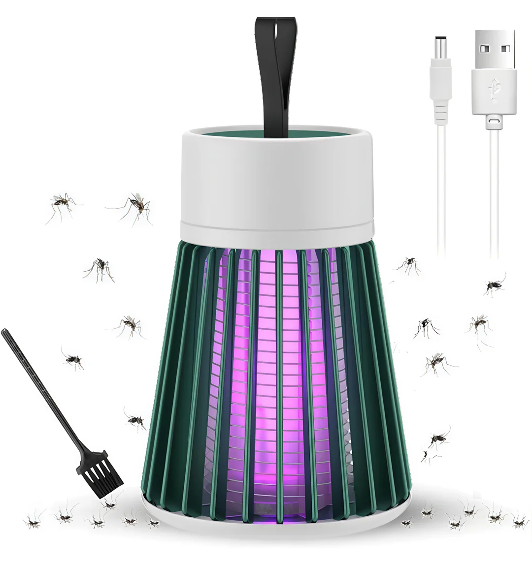 Mosquito Killer Lamp | Electric Insect Killer for Indoor & Outdoor | Shock Trap Technology| Silent Operation| Safe for Home | Bedroom|Garden image 2