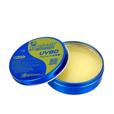 UV80 Professional| No-Clean Solder Flux Paste | High Bond Strength| Lead-Free|PCB Repair thumbnail 0