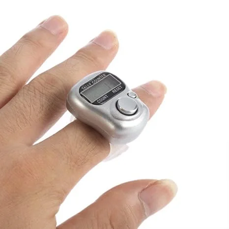 Portable Mini Hand Tally Counter | Digital Electronic Finger Ring Counter for Japa and Sports image 3