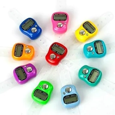 Portable Mini Hand Tally Counter | Digital Electronic Finger Ring Counter for Japa and Sports thumbnail 3