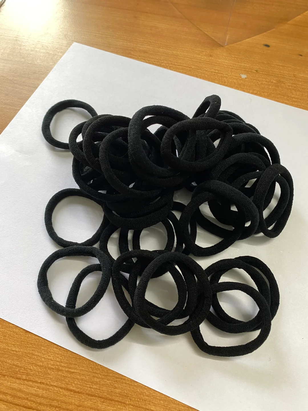 Hair Rubber Bands Pack of 30| crease‑free ultra‑soft elastic| daily styling|multicolor image 1