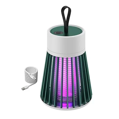 Mosquito Lamp USB Powered Portable Kids-Safe | Silent, Eco-Friendly Insect Killer with Night Light for Home, Bedroom & Travel Use
