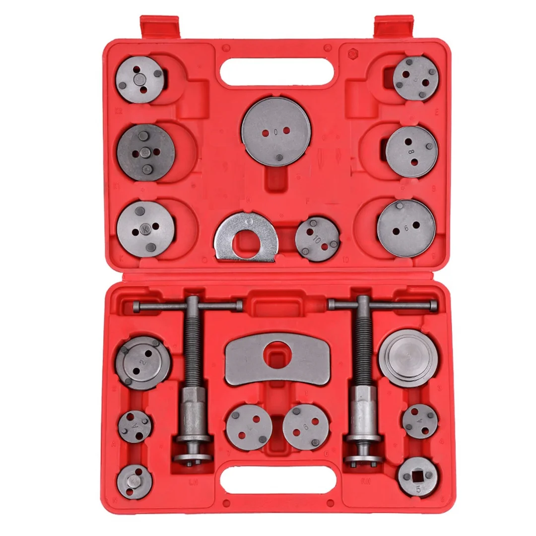 Premium Brake Piston Caliper Rewind Tool Set | 20 Pcs| Professional Brake Caliper Rewind Kit| DIY Auto Repair image 1