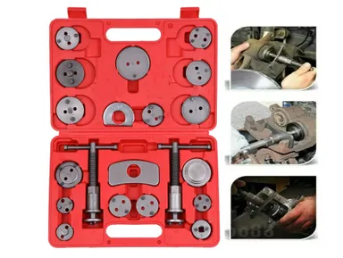 Premium Brake Piston Caliper Rewind Tool Set | 20 Pcs| Professional Brake Caliper Rewind Kit| DIY Auto Repair thumbnail 1