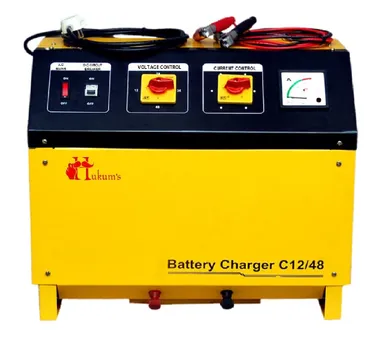 Hukums DC 12A 12-48V Automotive Battery Charger | Fast Charging Heavy-Duty | Smart Charger for Cars Trucks, and RV thumbnail 0