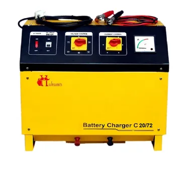 Hukums 20A Automotive Battery Charger | 12-72V Heavy Duty DC Fast Charger | Car| Truck| Tractor & E-Rickshaw Battery Charger thumbnail 0